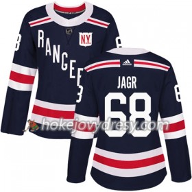Dámské Hokejový Dres New York Rangers Jaromir Jagr 68 2018 Winter Classic Adidas Modrá Authentic